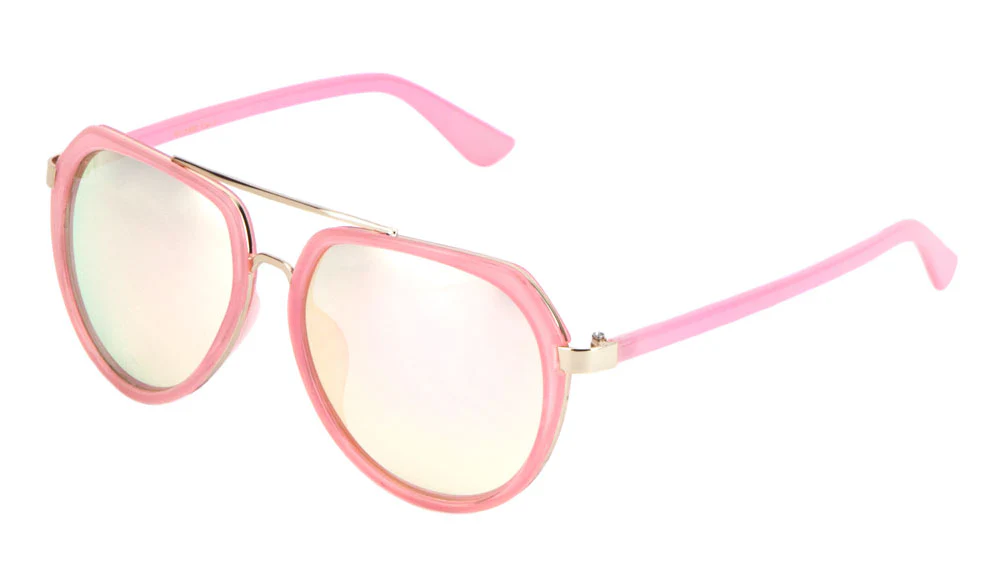 Sleek Flat Top Fashion Sunglasses with Tortoise Pattern and Gold Metal Accents